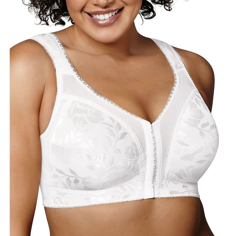 Playtex 18 Hour Comfort Strap Front Close Bra -  White  4695